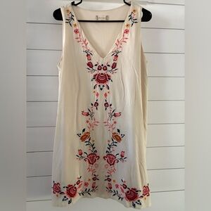 Altar'd State Cream Floral Dress